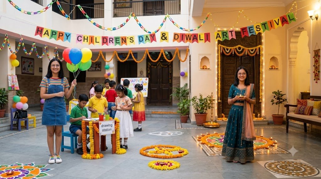 2 AI Kids Festival Photo Prompts for Beautiful Indian Celebrations